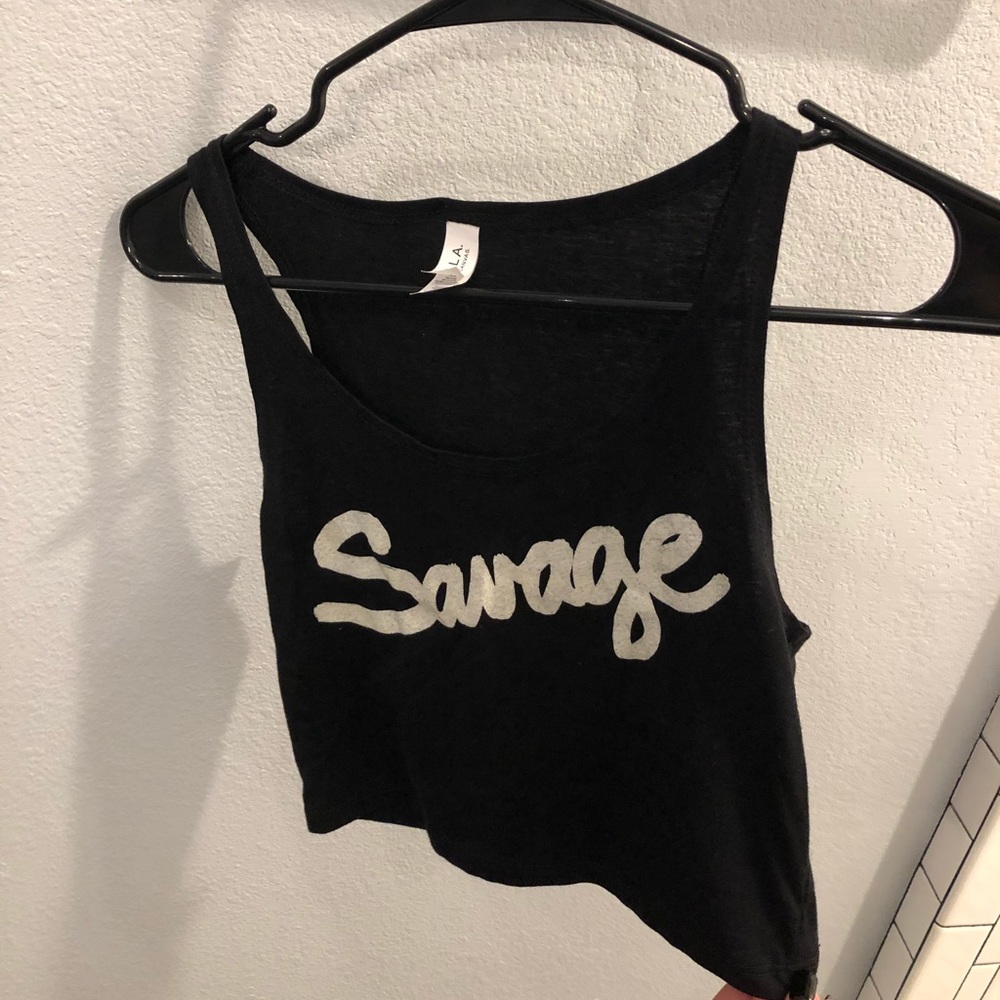 Savage Bella Canvas Crop Tank